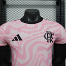 Camisa Flamengo Edição Especial 2025/26 - Adidas Jogador Masculina - Branca/Rosa
