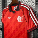 Camisa Pronta Entrega Flamengo Edição Especial 2024/25 - Adidas Torcedor Masculina - Vermelha/Preta