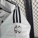 Camisa Pronta Entrega Real Madrid Home 2006/07 - Adidas Retrô Masculina - Branca/Cinza