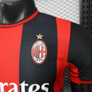Camisa AC Milan Home 2026/27 - Puma Jogador Masculina - Preta/Vermelha