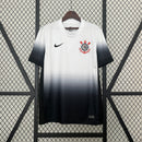 Camisa Corinthians Home 2024/25 - Nike Torcedor Masculina - Branca/Preta