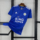 Camisa Leicester City Home 2018/19 - Adidas Retrô Masculina - Azul/Branca