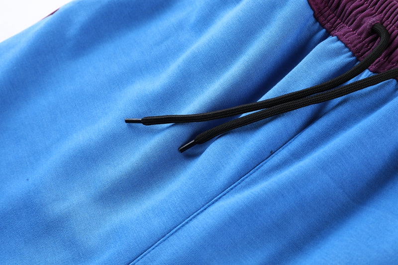 Kit Conjunto Nike Tech Fleece - Jaqueta e Calça- Bordo/Azul