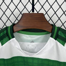 Conjunto Kit Infantil Celtic Home 2025/26 - Adidas Torcedor - Branca/Verde