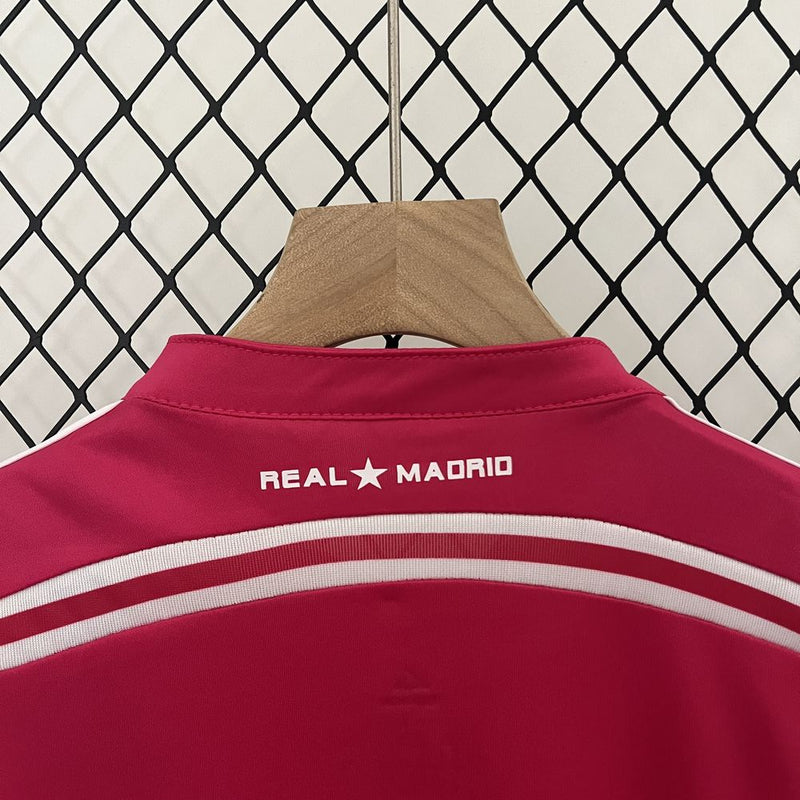 Kit Infantil Real Madrid Away 2014/15 - Adidas Retrô - Rosa