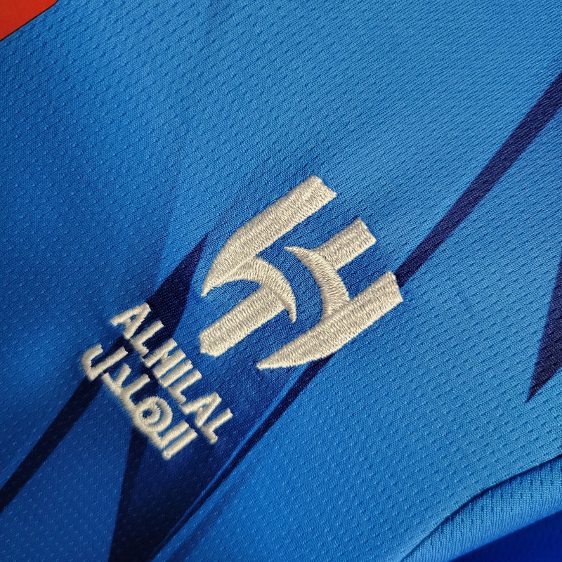 Kit Infantil Al-Hilal Home 2023/24 - Puma Torcedor - Azul/Branca