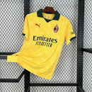 Camisa Pronta Entrega AC Milan Third 2025/26 - Puma Torcedor Masculina - Amarela/Preta