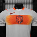 Camisa Seleção Holanda Away 2026/27 - Nike Jogador Masculina - Branca/Laranja