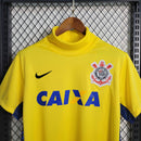 Camisa Corinthians Goleiro 2014/15 - Nike Retrô Masculina - Amarela/Azul