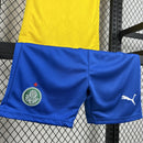 Conjunto Kit Infantil Palmeiras Third 2025/26 - Puma Torcedor - Amarela/Azul