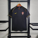 Camisa Portugal Away 2006/07 - Nike Retrô Masculina - Preta/Amarela