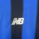 Camisa Pronta Entrega Atalanta Home 2025/26 - New Balace Torcedor Masculina - Azul/Preta