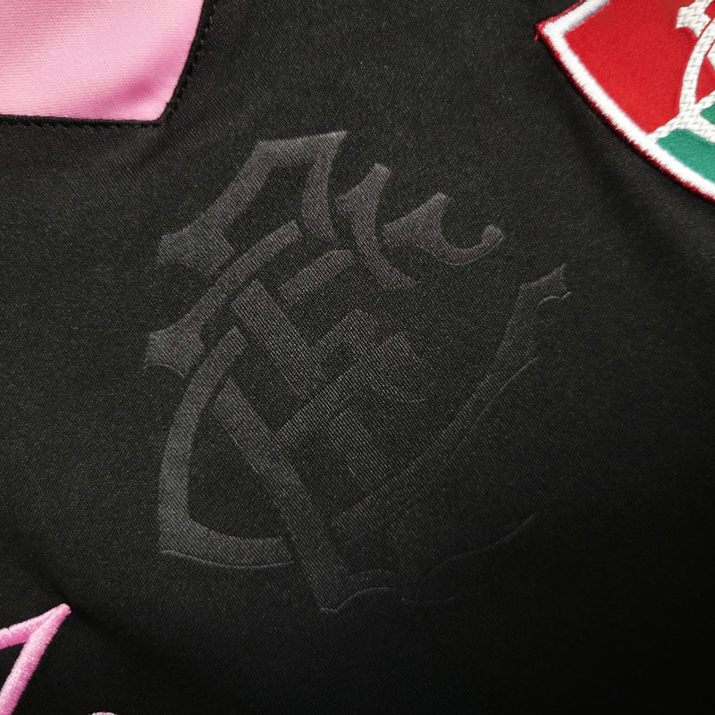 Camisa Fluminense Goleiro 2023/24 - Umbro Torcedor Masculina - Preta/Rosa