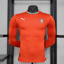 Camisa Manga Longa Seleção Portugal Home 2025/26 - Puma Jogador Masculina - Vermelha