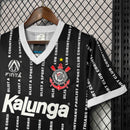 Camisa Corinthians Third 1994/95 - Finta Retrô Masculina - Preta/Branca