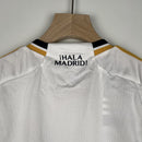 Conjunto Kit Infantil Real Madrid Home 2023/24 - Adidas Torcedor - Branca/Amarela