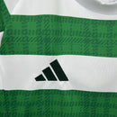 Conjunto Kit Infantil Celtic Home 2025/26 - Adidas Torcedor - Branca/Verde