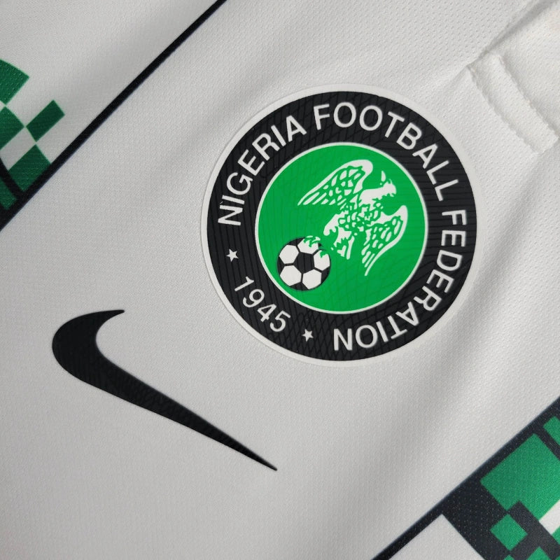 Camisa Seleção Nigéria 2024/25 - Nike Torcedor Masculina - Branca/Verde