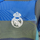 Conjunto Kit Infantil Real Madrid Treino 2025/26 - Adidas Torcedor - Azul/Cinza