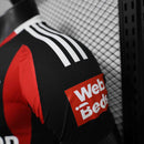 Camisa Fulham Away 2024/25 - Adidas Jogador Masculina - Preta/Vermelha