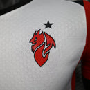 Camisa AC Milan Away 2025/26 - Puma Jogador Masculina - Branca/Vermelha