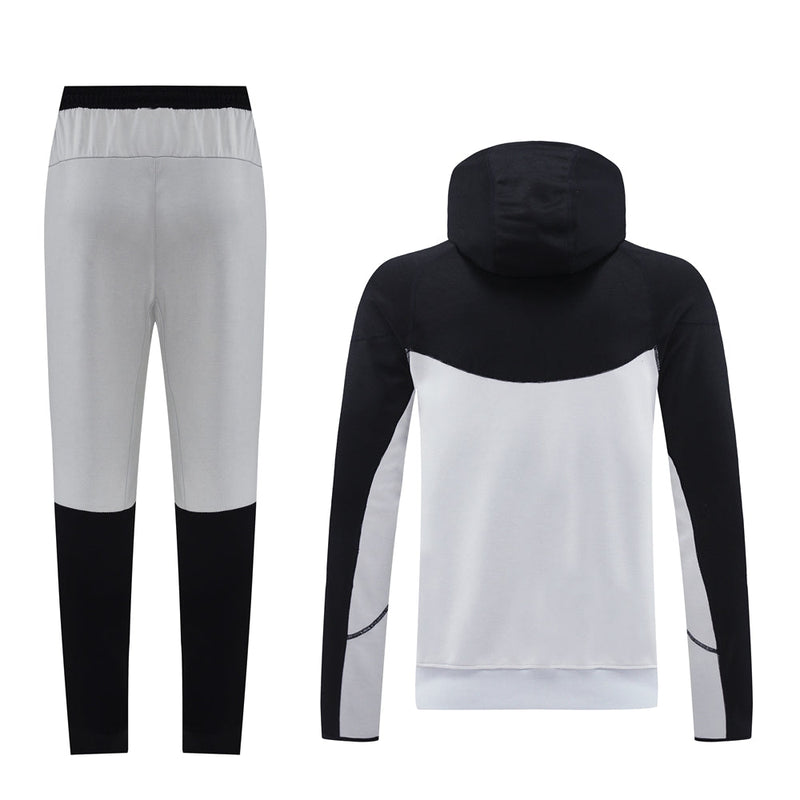 Kit Conjunto Nike Tech Fleece - Jaqueta e Calça- Preta/Cinza