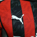 Camisa AC Milan Home 2025/26 - Puma Jogador Masculina - Preta/Vermelha