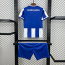 Conjunto Kit Infantil Porto Home 2025/26 - New Balance Torcedor - Azul/Branca