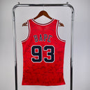 Camisa Regata NBA Chicago Bulls x Bape N°93 - Vermelha/Preta