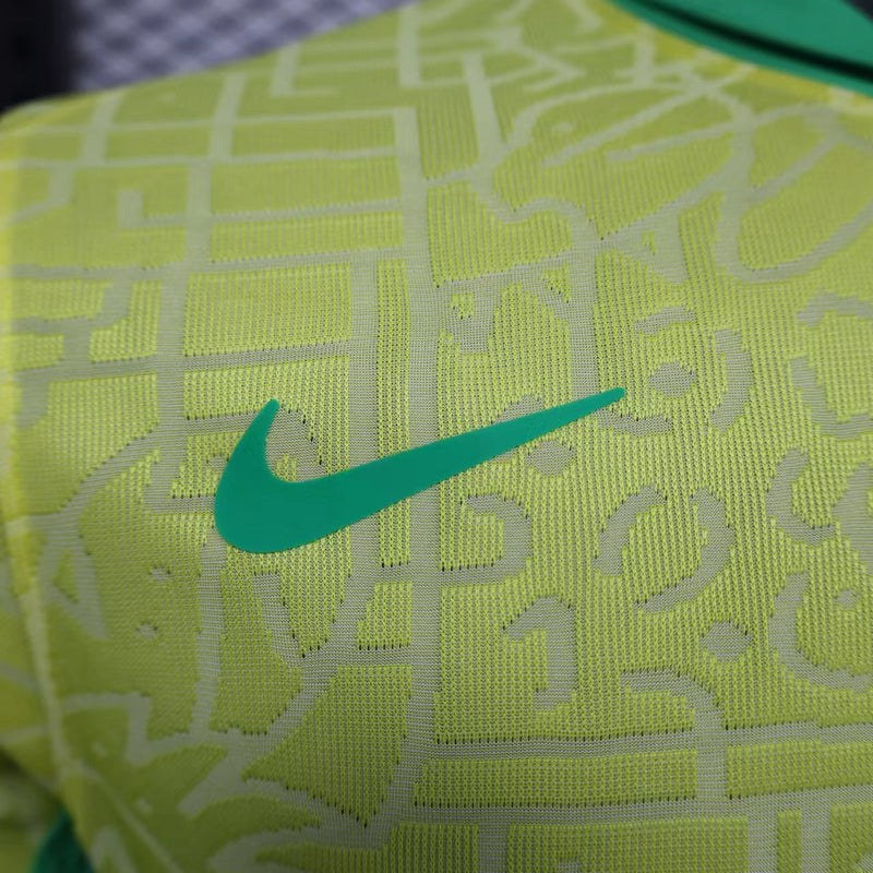 Camisa Seleção Brasil Home 2024/25 - Nike Jogador Masculina - Amarela/Verde