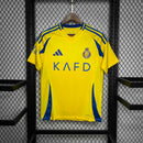 Camisa Pronta Entrega Al-Nassr Home 2024/25 - Adidas Torcedor Masculina - Amarela/Azul