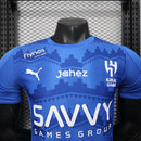 Camisa Al-Hilal Home 2025/26 - Puma Jogador Masculina - Azul/Branca