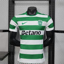Camisa Sporting Home 2025/26 - Nike Jogador Masculina - Verde/Branca