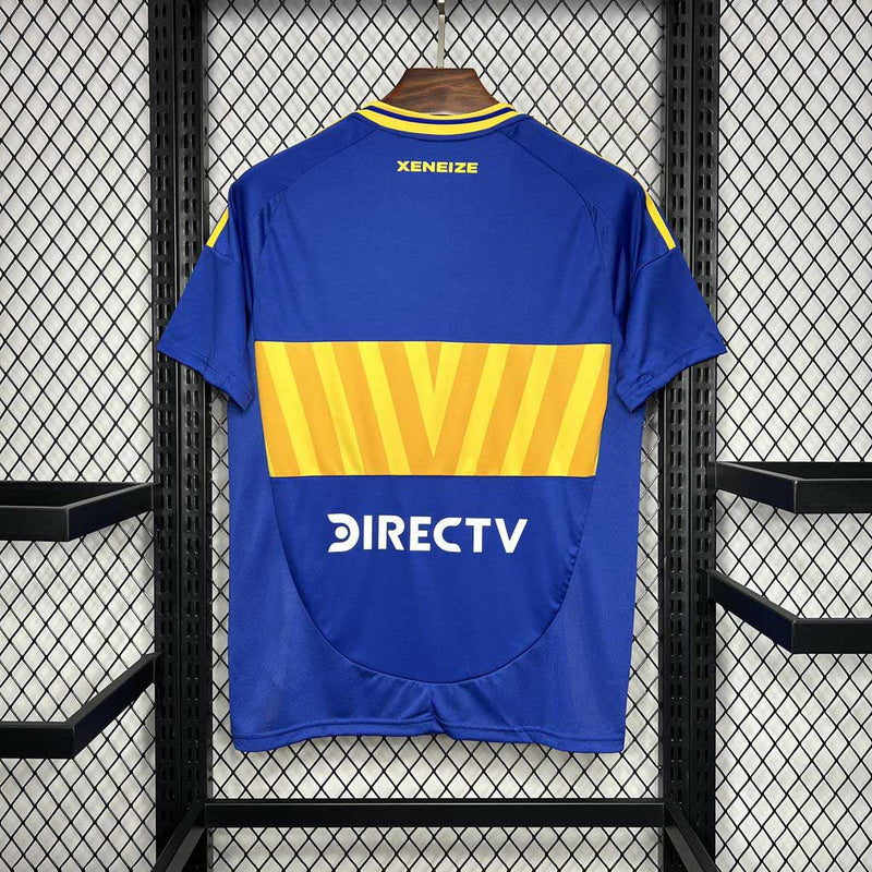 Camisa Boca Juniors Home 2024/25 - Adidas Torcedor Masculina - Azul/Amarela
