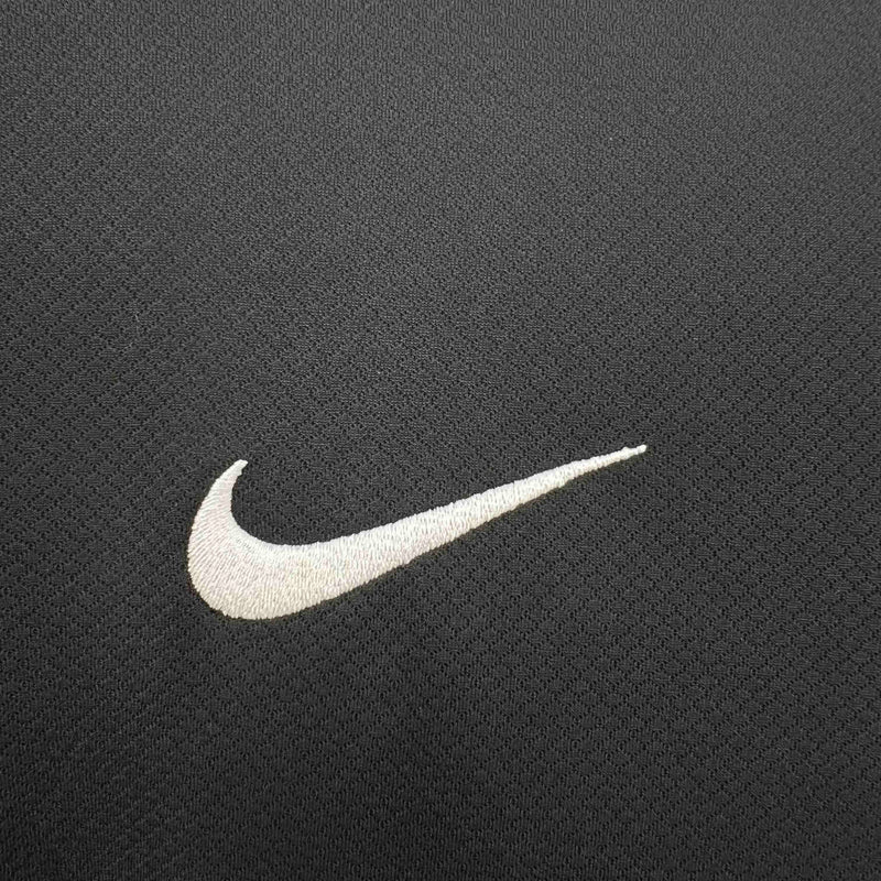 Camisa Frankfurt Away 2024/25 - Nike Torcedor Masculina - Preta/Vermelha