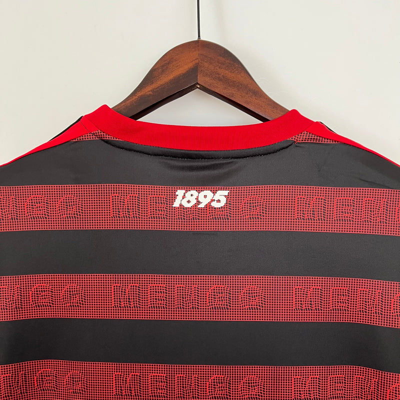 Camisa Flamengo Home 2019/20 - Adidas Retrô Masculina - Vermelha/Preta