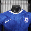 Camisa Chelsea Home 2025/26 - Nike Jogador Masculina - Azul/Branca