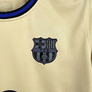 Camisa Pronta Entrega Barcelona Away 2025/26 - Nike Torcedor Masculina - Creme/Azul