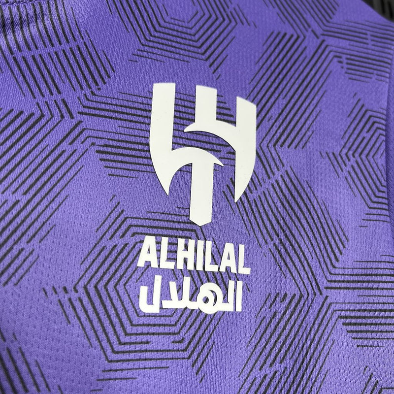 Camisa Al-Hilal Third 2024/25 - Puma Torcedor Masculina - Roxa