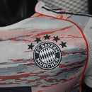 Camisa Bayern de Munique Away 2025/26 - Adidas Jogador Masculina - Branca/Marrom
