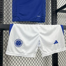 Conjunto Kit Infantil Cruzeiro Home 2025/26 - Adidas Torcedor - Azul/Branca