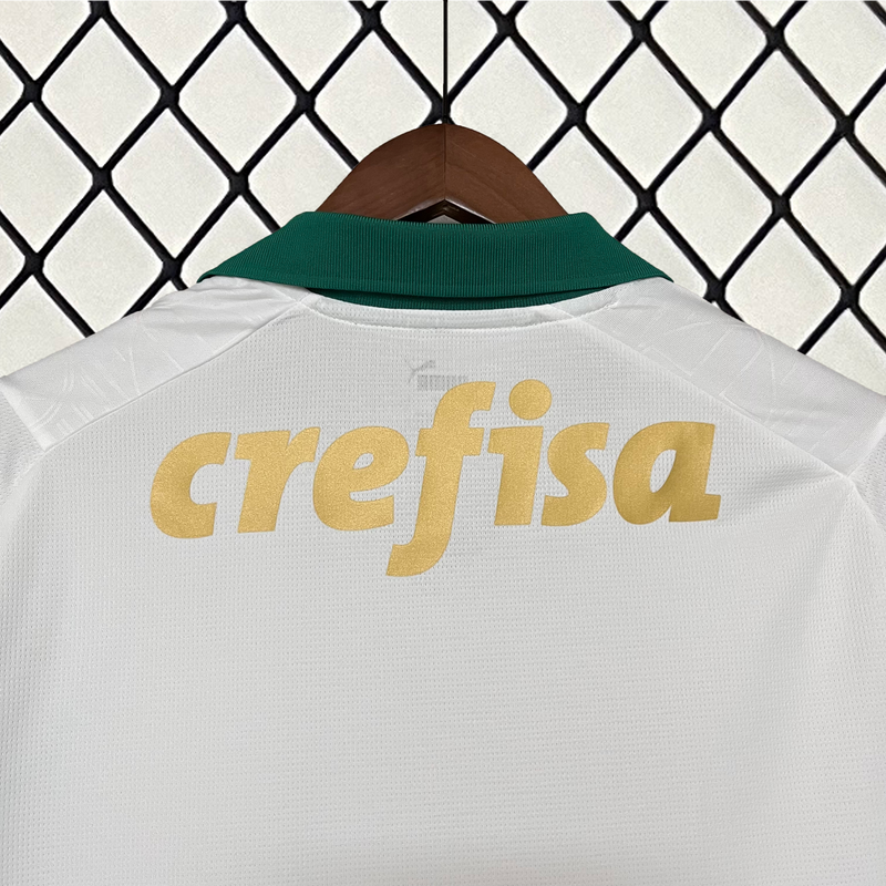 Camisa Palmeiras Away 2024/25 - Puma Torcedor Masculina - Branca/Dourada