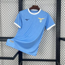 Camisa Pronta Entrega Lazio Home 2025/26 - Mizuno Torcedor Masculina - Azul/Branca