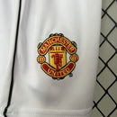 Conjunto Kit Infantil Manchester United Home 2000/01 - Umbro Retrô - Vermelha/Branca