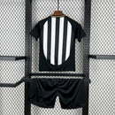 Conjunto Kit Infantil Atlético Mineiro Home 2025/26 - Adidas Torcedor - Preta/Branca