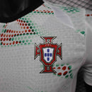 Camisa Seleção Portugal Away 2025/26 - Puma Jogador Masculina - Branca/Verde