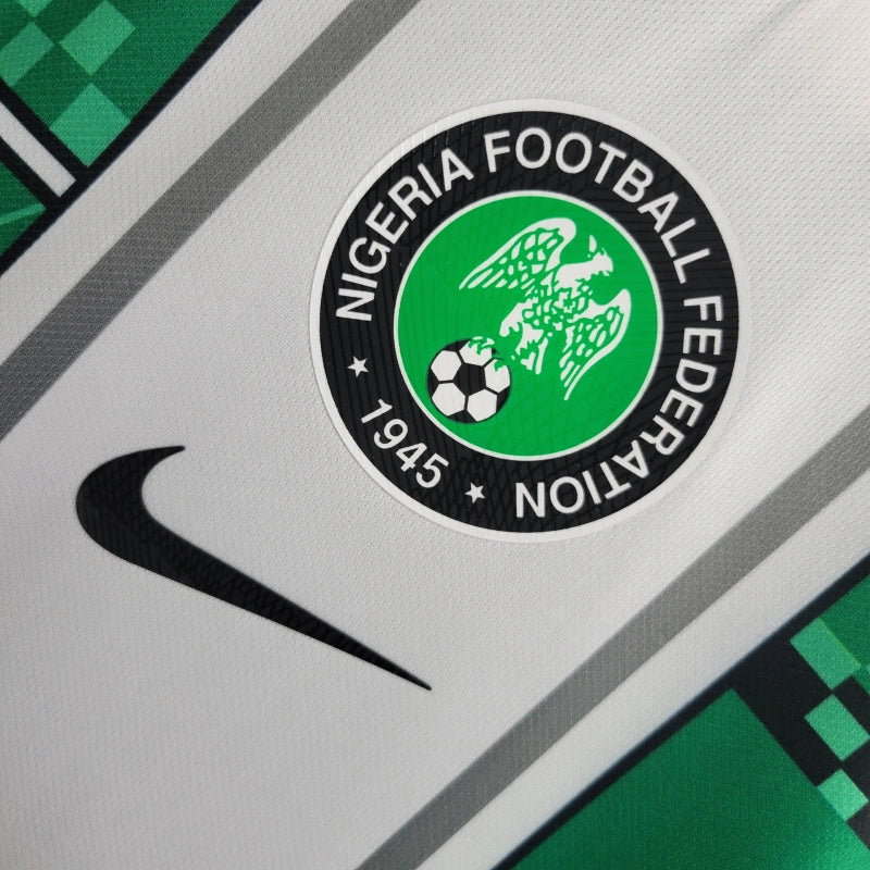 Camisa Seleção Nigéria 2024/25 - Nike Torcedor Masculina - Verde/Branca