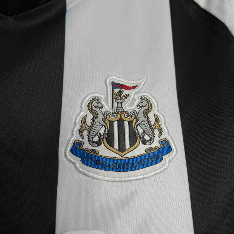 Camisa NewCastle Home 2024/25 - Adidas Torcedor Masculina - Preta/Branca