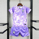 Conjunto Kit Infantil Seleção Korea Away 2026/27 - Nike Torcedor - Lilás/Branca