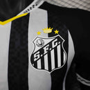Camisa Santos Away 2025/26 - Umbro Jogador Masculina - Preta/Branca